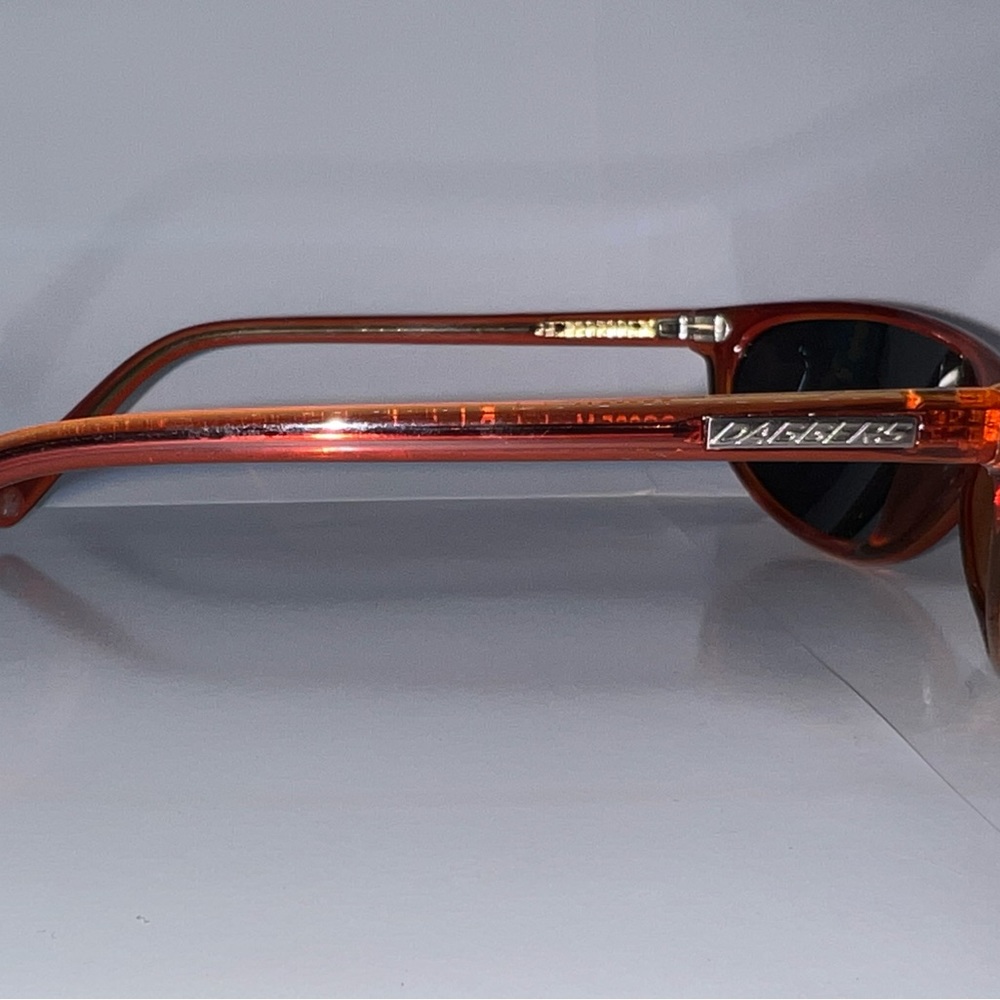 New Vintage Womens Daggers Polarized Sunglasses SG335 Machete acetate frame - Picture 2 of 6